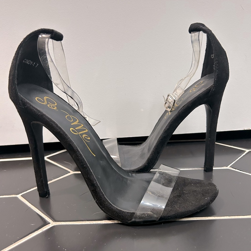 Black Stilettos - Size 7